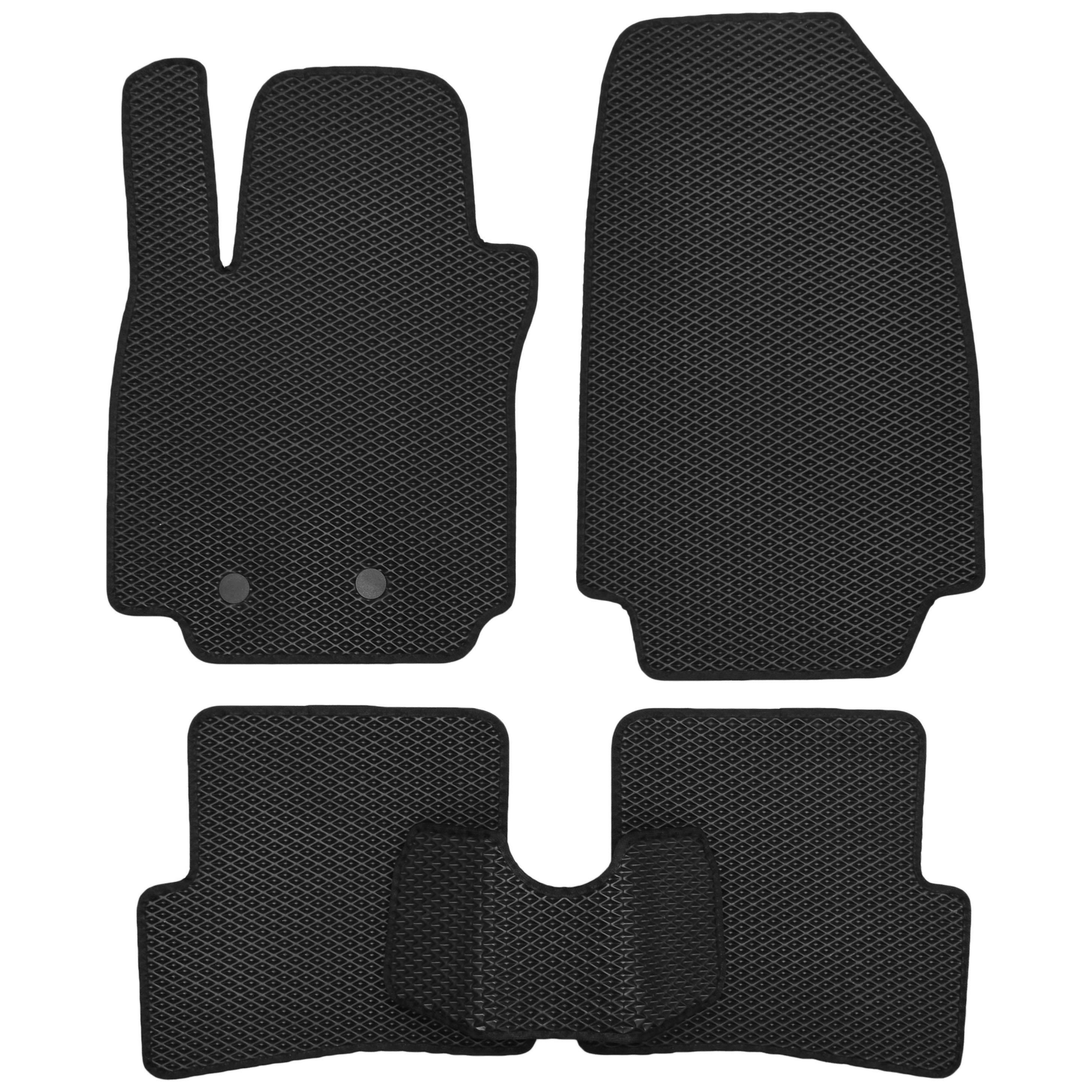 Коврики в салон для Renault Clio III '05-12 хетчбэк EVA-полимерные Черный Коврики в салон для Renault Clio III '05-12 хетчбэк EVA-полимерные Черный