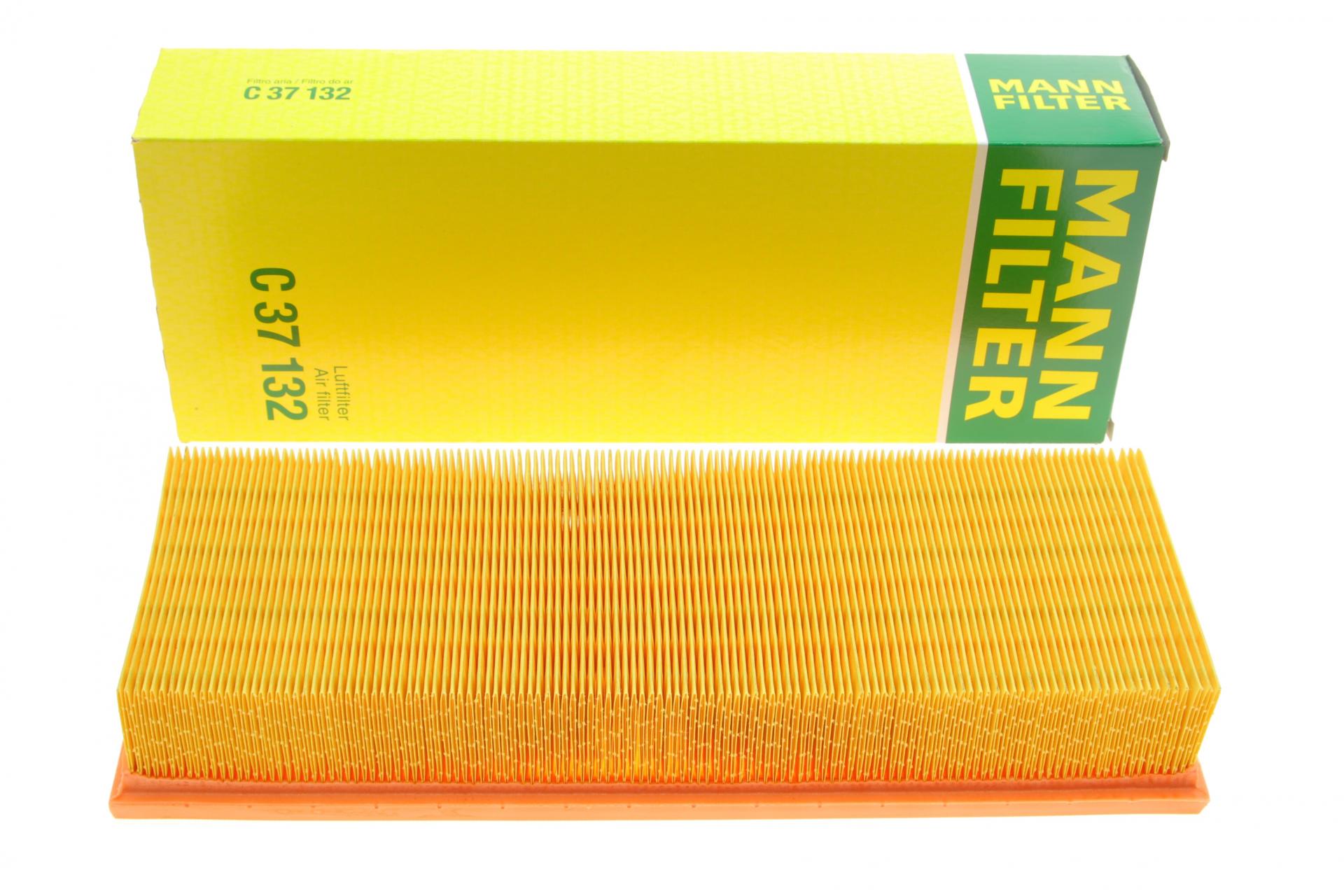 Фильтр воздушный Mann-Filter для VW (Caddy 1,9SDI/TDI 95-04/Polo 1,6/1,9/SDI/TDI/Seat Ibiza 1,6/1,8/1,9SDI/TDI 97-01 (C 37 132)