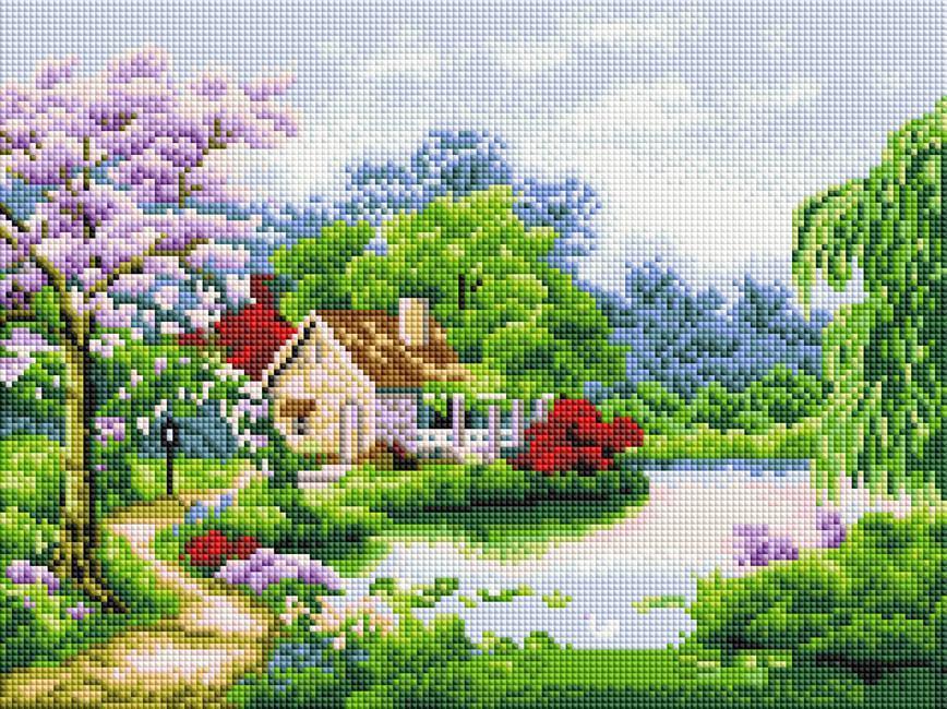 Алмазная мозаика ColorArt Весна пришла ST439 30х40 см