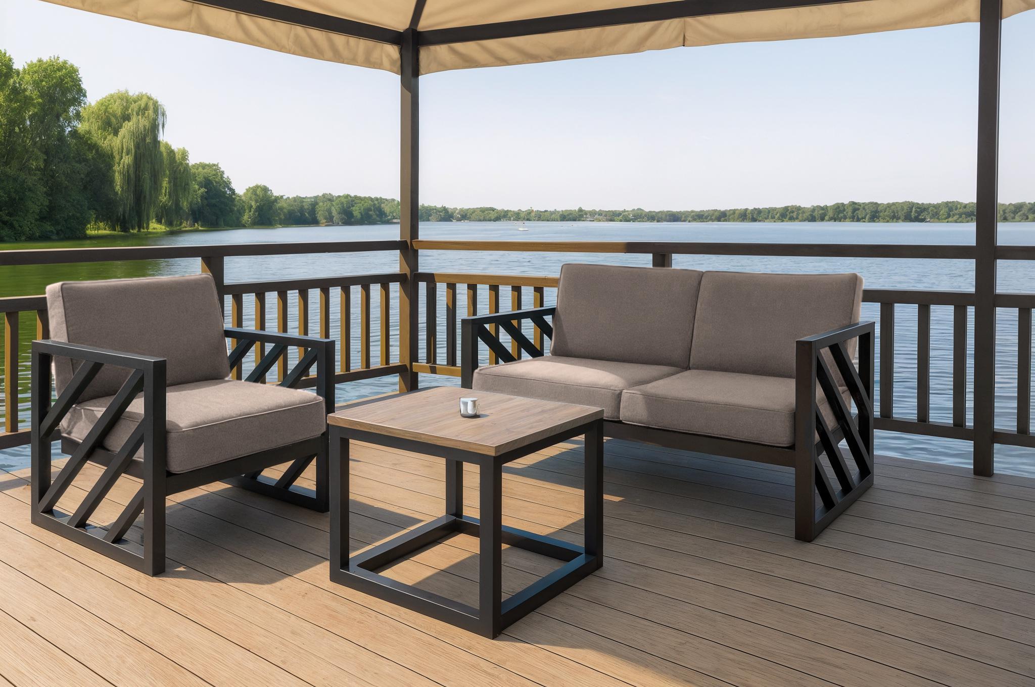 Диван металлический Tobi Sho Гранд/DV4 с подушками 750х1300х700 мм рогожка Бежевый/03 (DV40R521) - фото 4 Диван металлический Tobi Sho Гранд/DV4 с подушками 750х1300х700 мм рогожка Бежевый/03 (DV40R521) - фото 4