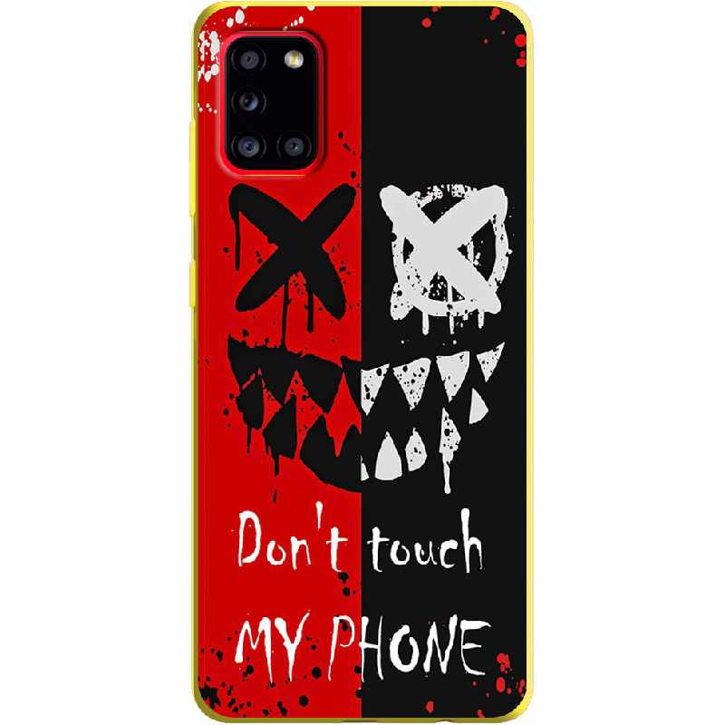 Чехол BoxFace Samsung A315 Galaxy A31 Bad Smile Желтый силикон (39470-up2468-39919)