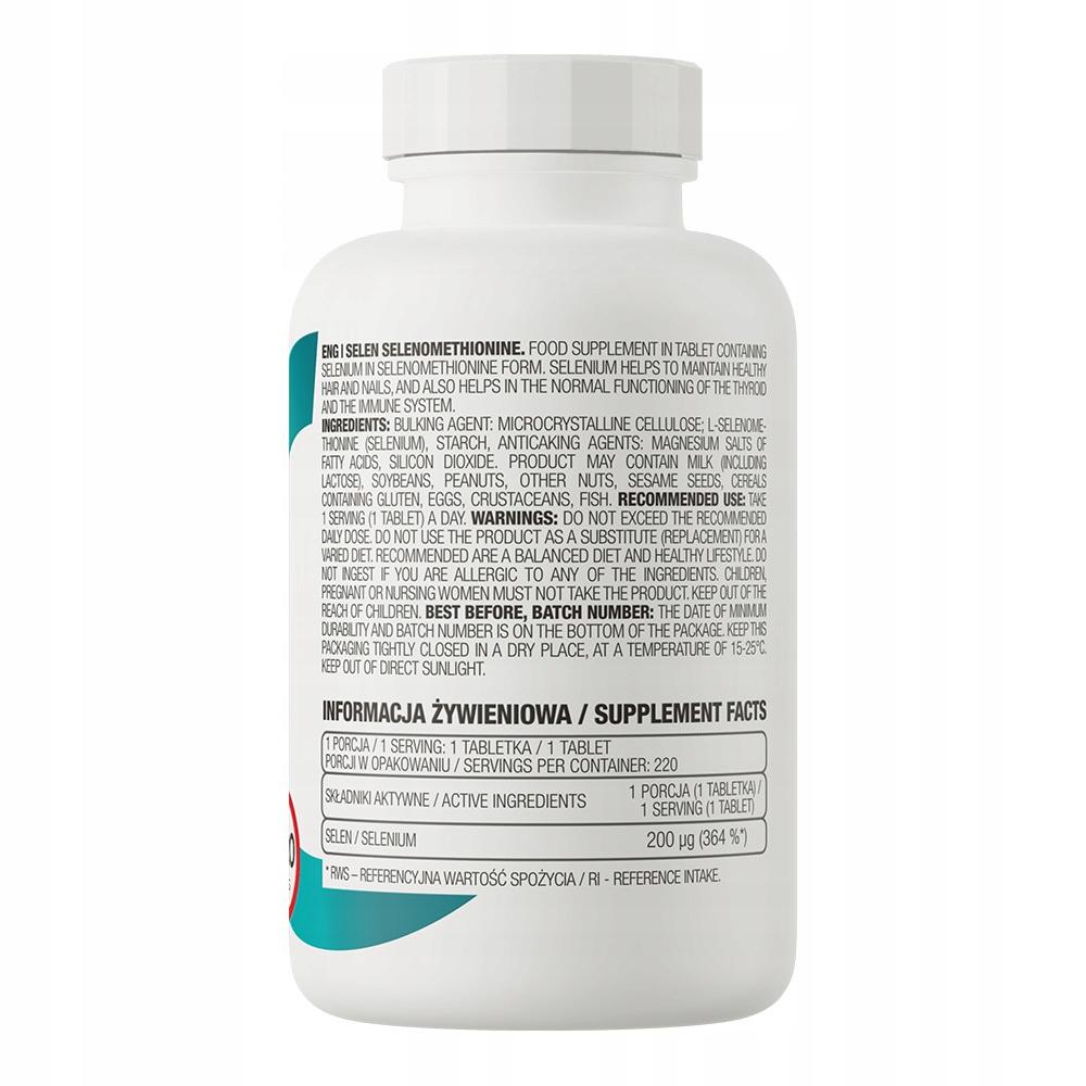 Селен Ostrovit Selenium 220 tabs - фото 2 Селен Ostrovit Selenium 220 tabs - фото 2