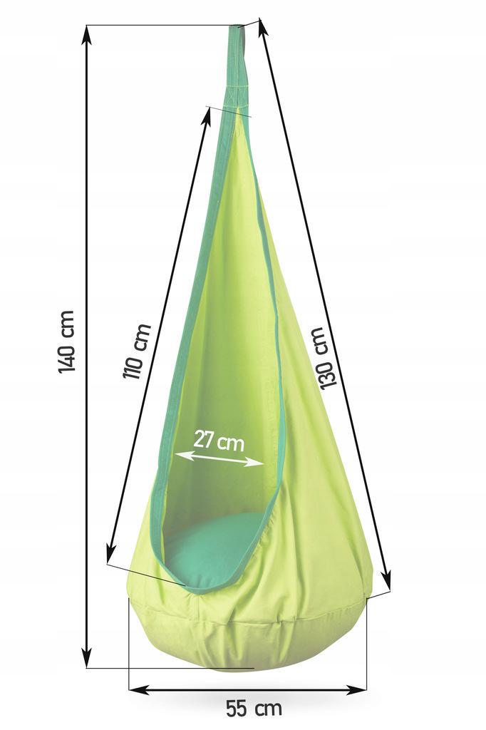 Кресло-качели подвесные NEO-SPORT кокон и подушка Зеленый (110002) - фото 3 Кресло-качели подвесные NEO-SPORT кокон и подушка Зеленый (110002) - фото 3