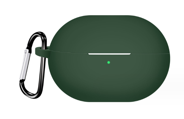Чехол-накладка DK Silicone Candy Friendly с карабином для Huawei FreeBuds Pro 3 Green