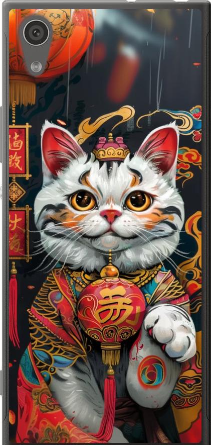 Чехол на Sony Xperia XA1 G3112 China Cat v2 (6135u-964-42517)