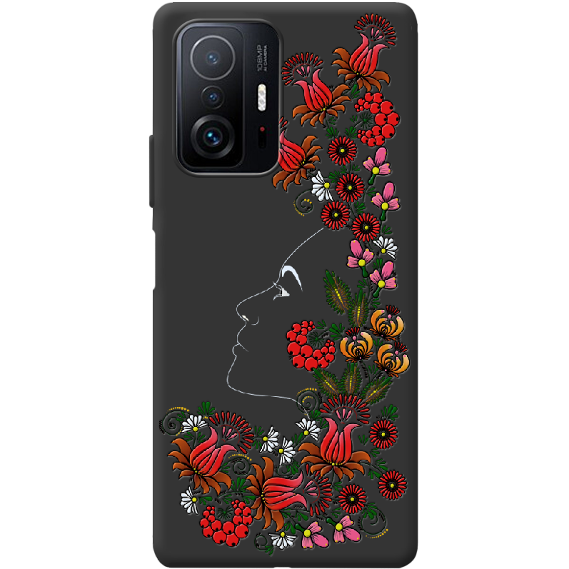 Чохол BoxFace Xiaomi 11T / 11T Pro 3D Ukrainian Muse Чорний силікон (43423-bk64-44163)