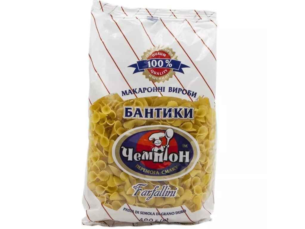 Макаронні вироби Чемпіон Бантики Premium 400 г (974519)