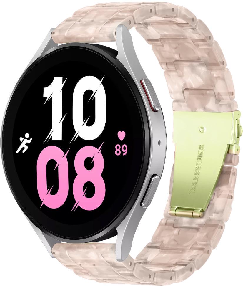Ремешок из смолы Resin для смарт-часов Galaxy Watch 5 44 мм Pink (29634-31)