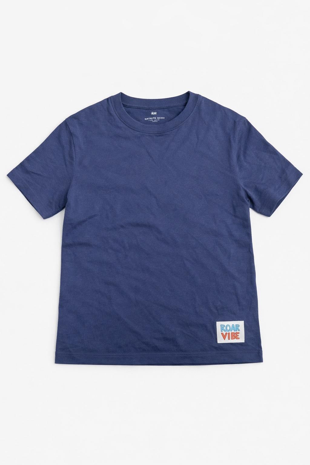 Футболка H&M р. 110-116 см Темно-синий (6789999)