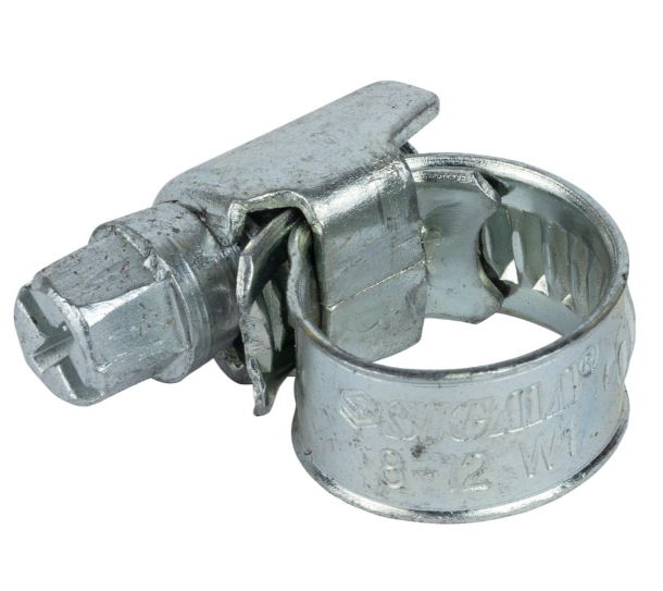 Хомут червячный Sigma оцинкованный 9 мм D8-12 мм 25 шт. (2511001)