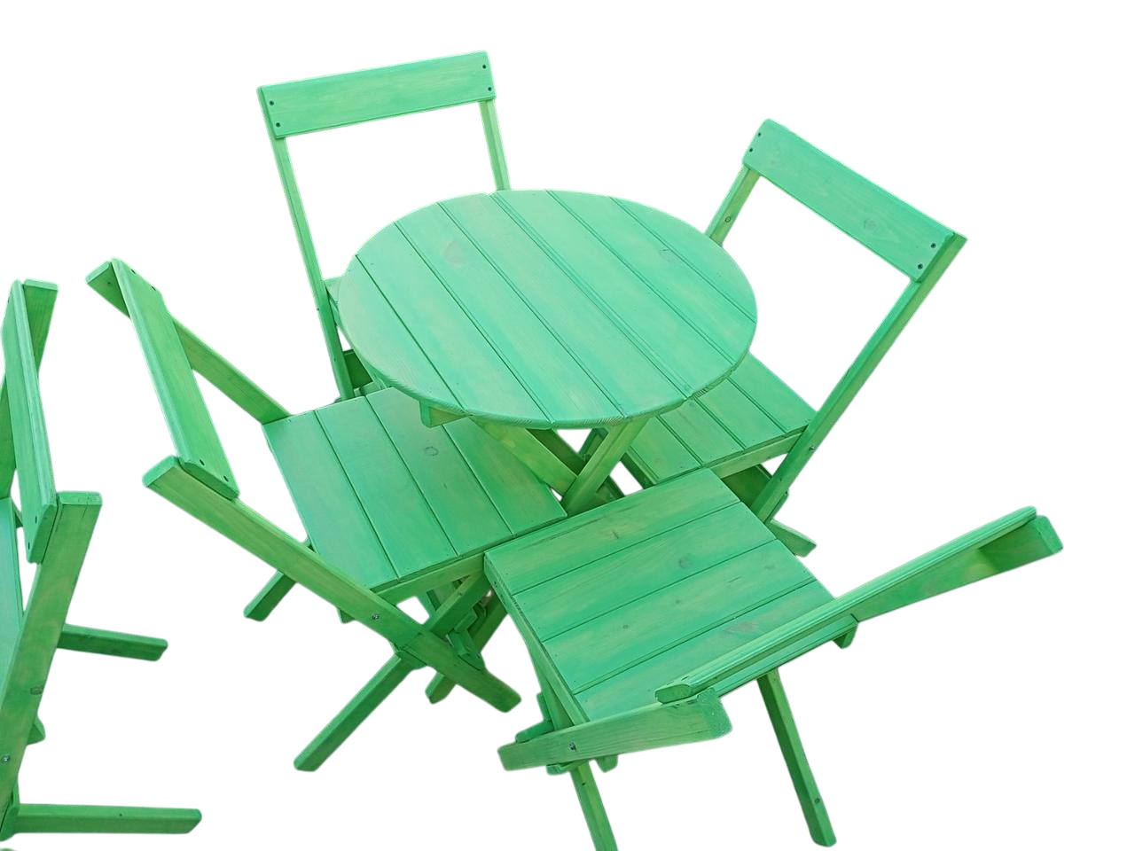 Комплект мебели деревянный стол со стульями 4 шт. из сосны (25442135)