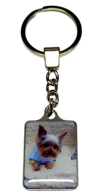 Брелок для автомобиля фото с животными двухсторонний (1716458847)