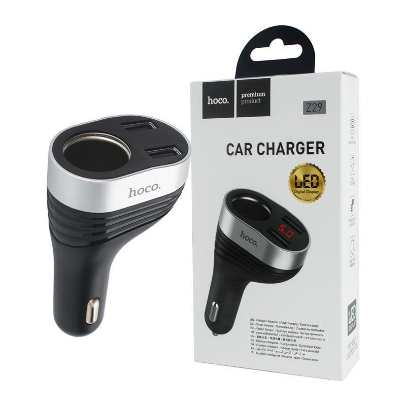Зарядное устройство автомобильное Hoco Z29 2USB 3,1A CIF DSI Черный (231643) Зарядное устройство автомобильное Hoco Z29 2USB 3,1A CIF DSI Черный (231643)