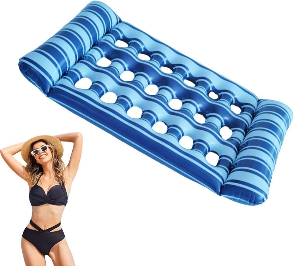 Матрас для плавания надувной 72x130 см Синий - фото 8 Матрас для плавания надувной 72x130 см Синий - фото 8