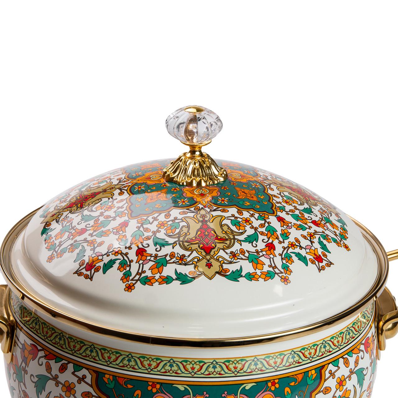 Каструля емальована для газових та електричних плит 5 л (HP-2-116) - фото 4 Каструля емальована для газових та електричних плит 5 л (HP-2-116) - фото 4