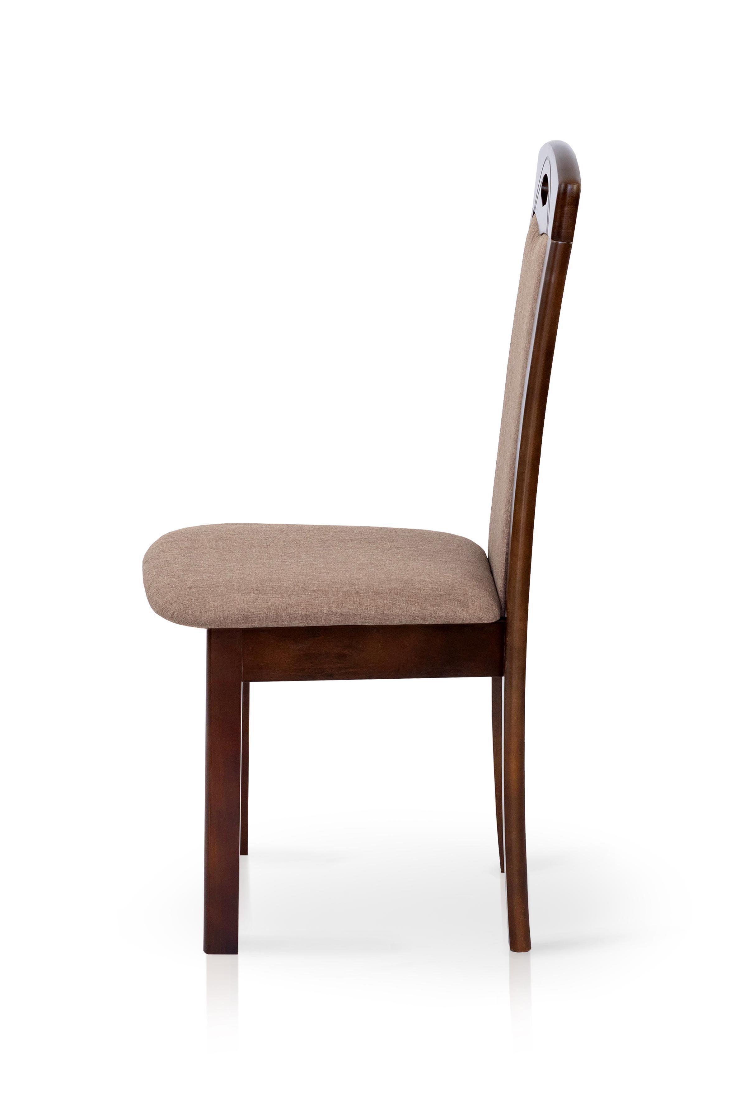 Стілець для кухні та вітальні УЛЬТРА Честер 450х940х430 мм Горіх темний/Саванна (GAА0048026) - фото 3