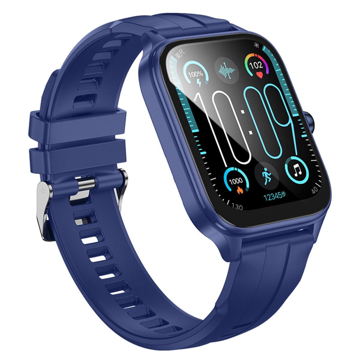 Смарт-часы Hoco Y27 Smart Sports Watch Call Version 1,95" BT5.0 230 mAh Blue (6942007645447)