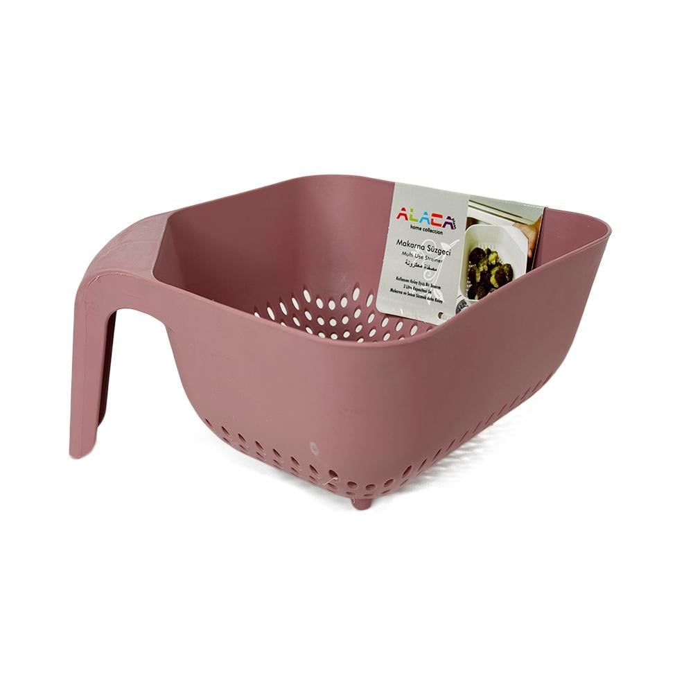 Друшлаг SNMZ з ручкою квадратний пластик Друшлаг SNMZ з ручкою квадратний пластик