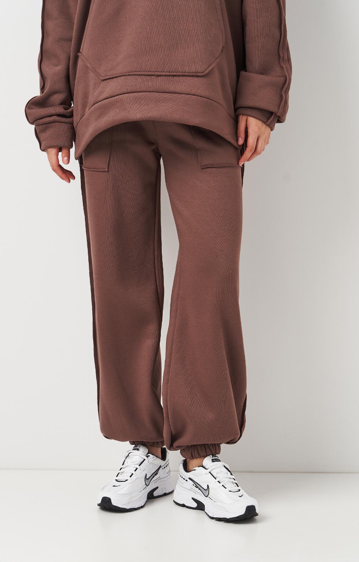 Спортивный костюм утепленный Вилена женский р. 60 Коричневый (2288073145) - фото 6 Спортивный костюм утепленный Вилена женский р. 60 Коричневый (2288073145) - фото 6