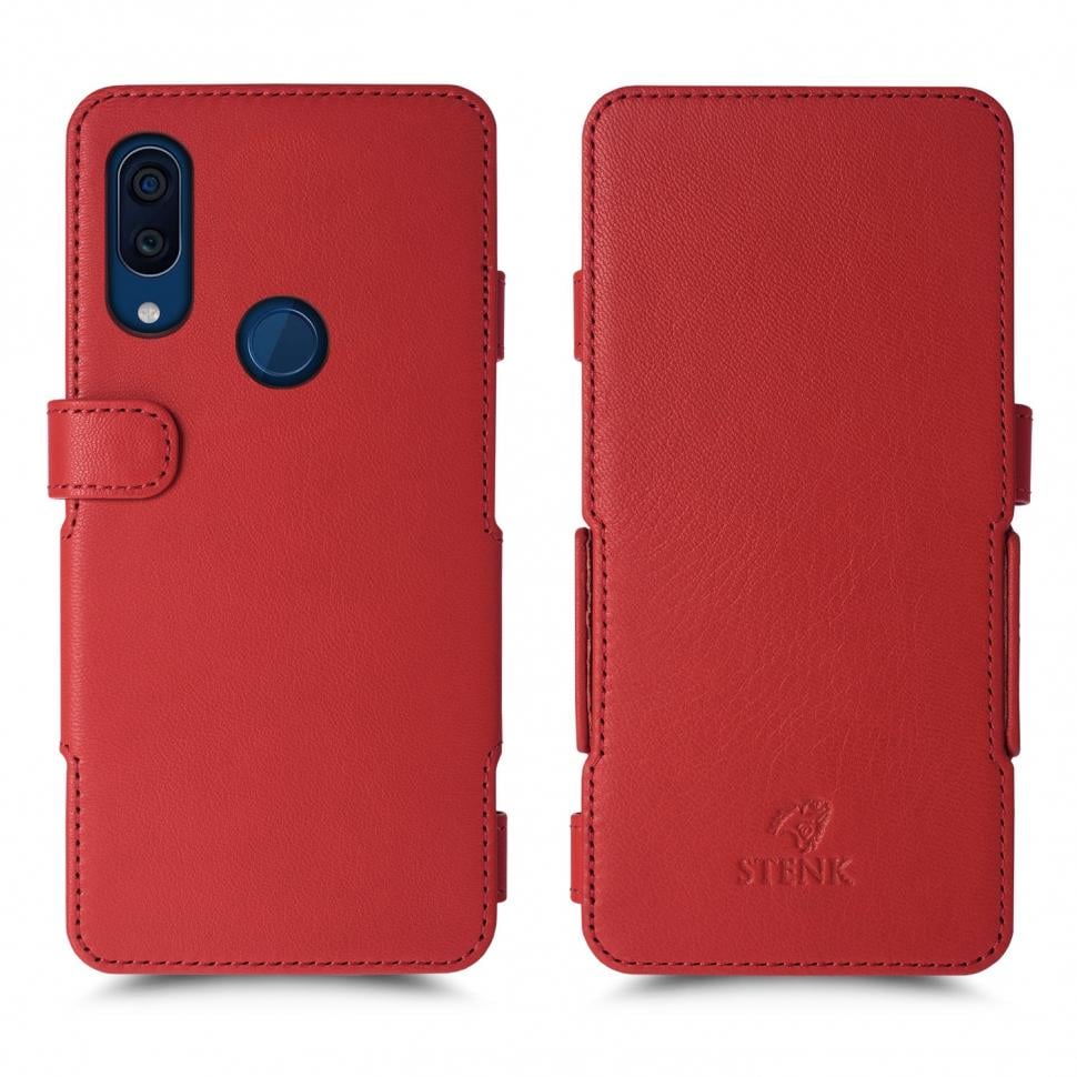 Чехол книжка Stenk Prime для ZTE Axon 9 Pro Красный (66647)