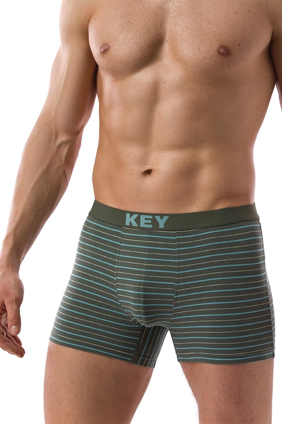 Труси боксери Key р. 50/L Хакі (75428)