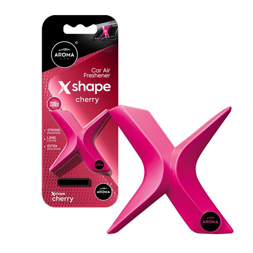 Ароматизатор на дефлектор Aroma Car X SHAPE 10г - CHERRY сухой