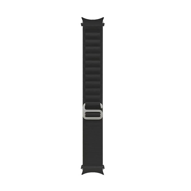 Ремешок нейлоновый Watchbands Cloth Wave для Samsung Galaxy Watch 4 Classic 46 мм Черный (EP05-3WB51781184) - фото 3