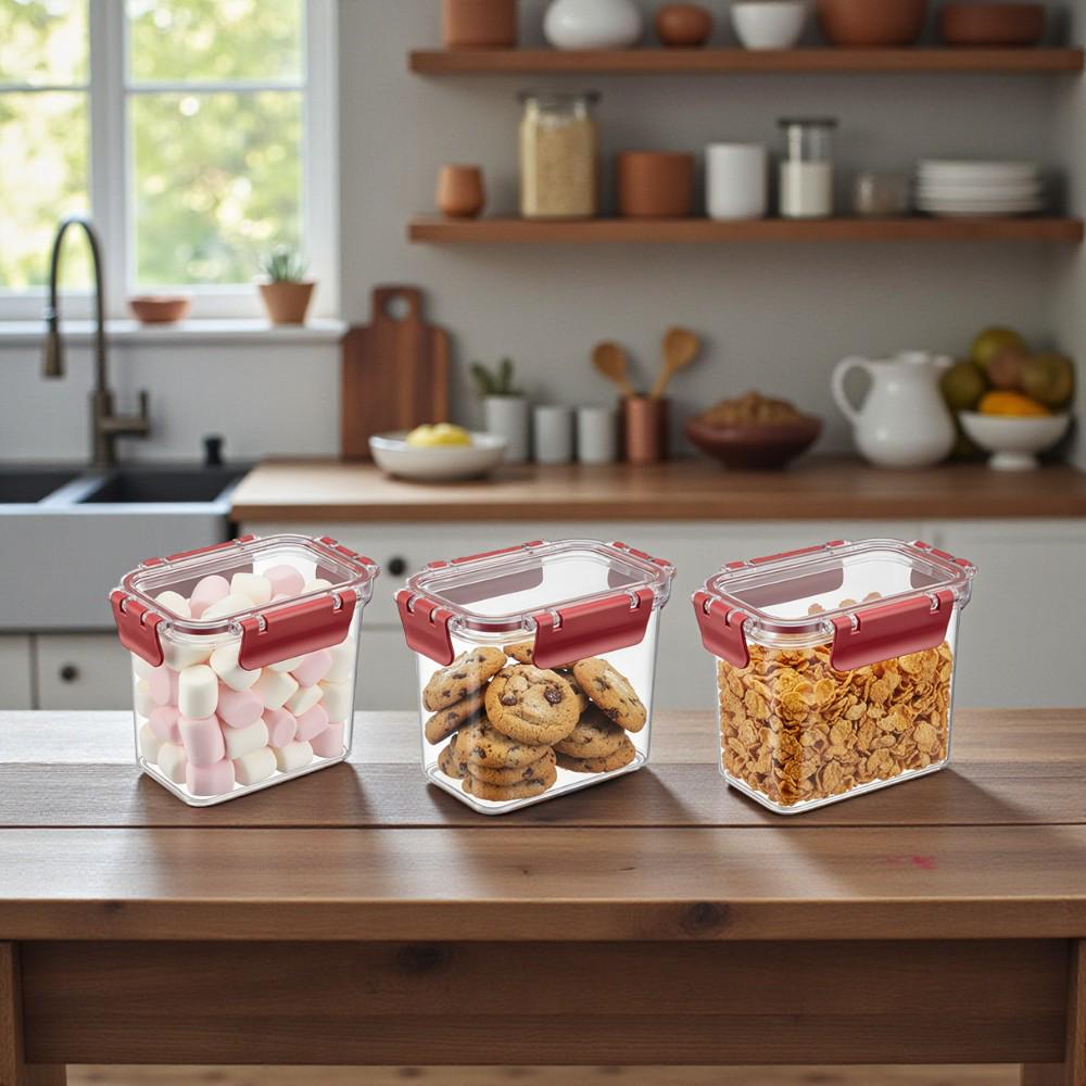 Набор хранения продуктов 760 мл 3 шт. Прозрачный (29862914) - фото 9 Набор хранения продуктов 760 мл 3 шт. Прозрачный (29862914) - фото 9