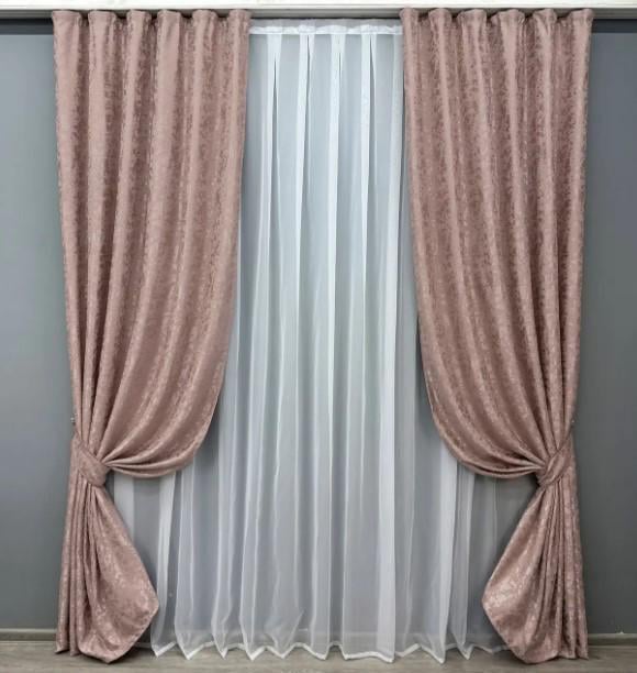 Ткань для штор Pavliani VO лен Пудровый (1716ш) - фото 3