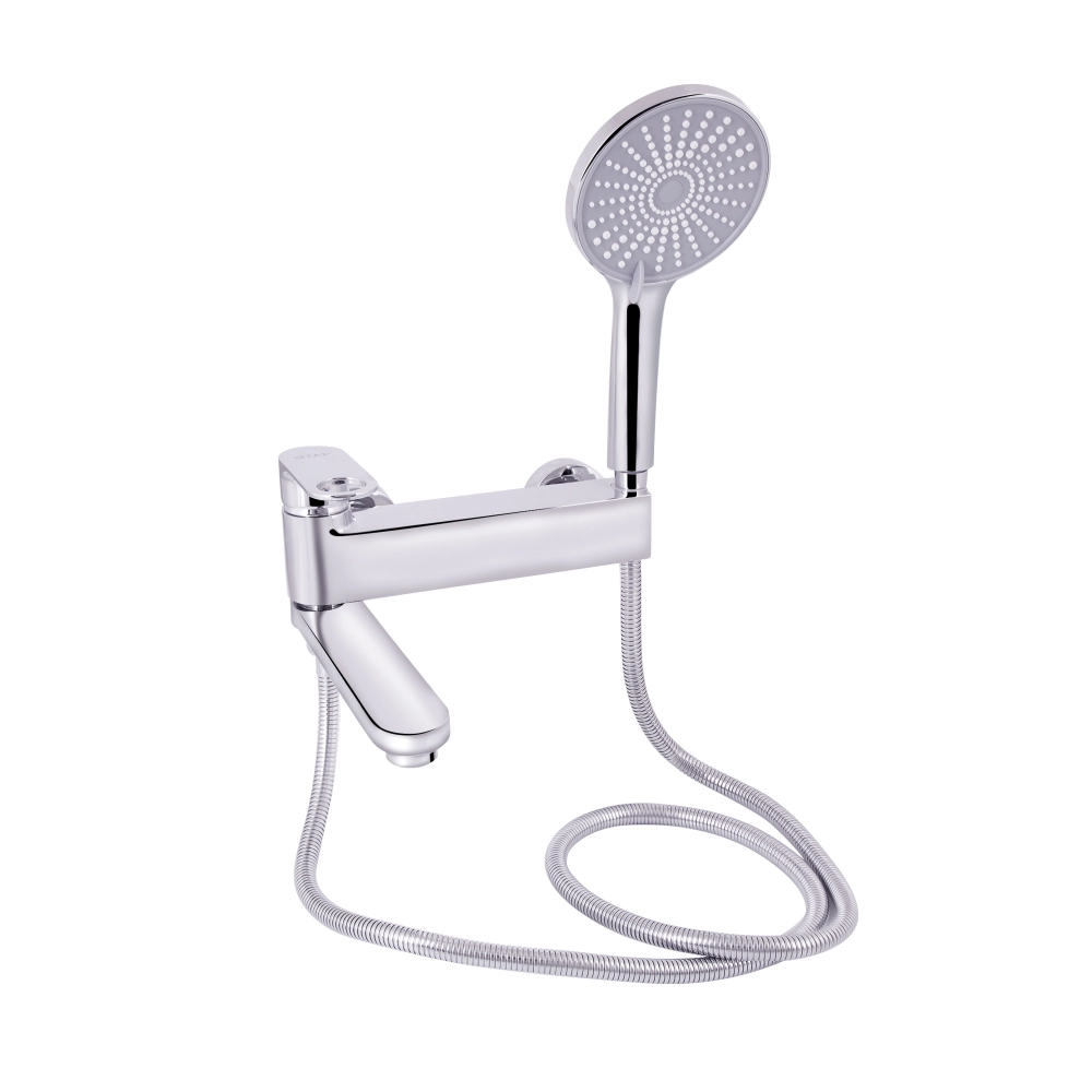 Смеситель для ванны с поворотным изливом и душевым гарнитуром Qtap Jay k35 Chrome (45542) Смеситель для ванны с поворотным изливом и душевым гарнитуром Qtap Jay k35 Chrome (45542)