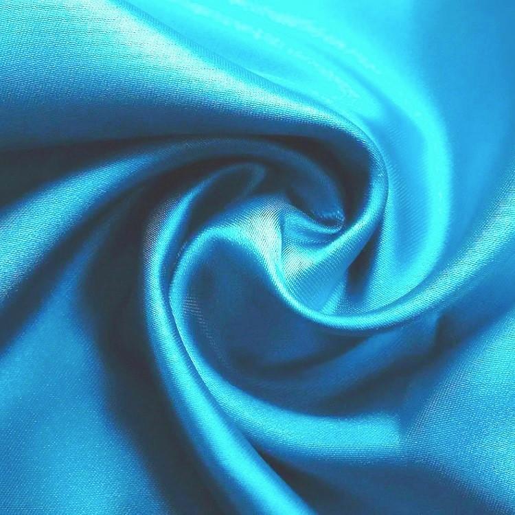 Ткань атлас LuxFabric 115 г/м² 1,5 м 1 м Синий (ТП1501а14)