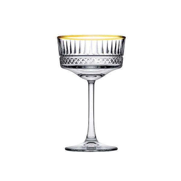 Келихи для шампанського Pasabahce Elysia Gold 260 мл 4 шт. (440436G)