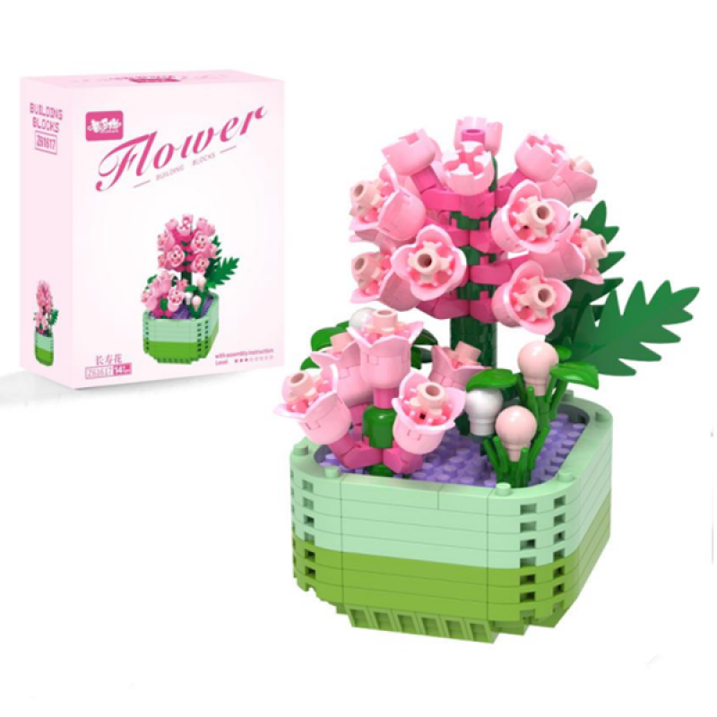 Конструктор фігурка Blocks Building Квітка Гладіолус 241 деталей (Z61617)