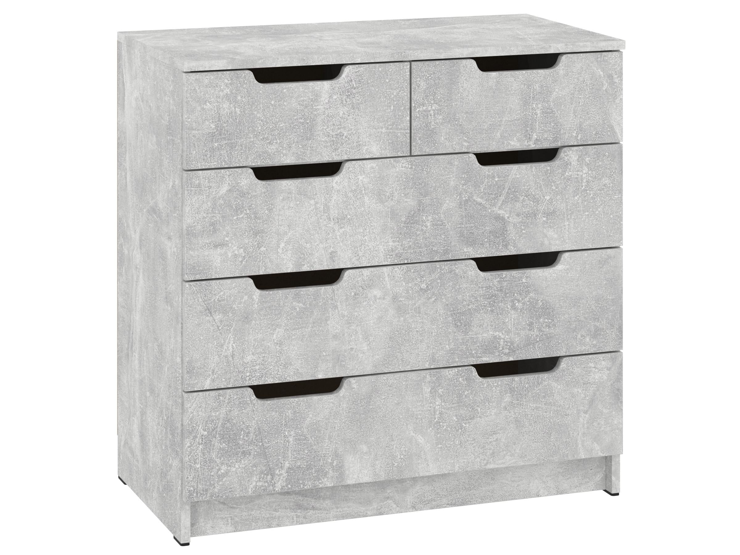 Комод с ящиками PEHOTIN ЭКО К-3+2 ДСП 80х43х80 см Бетон (PN-100483)