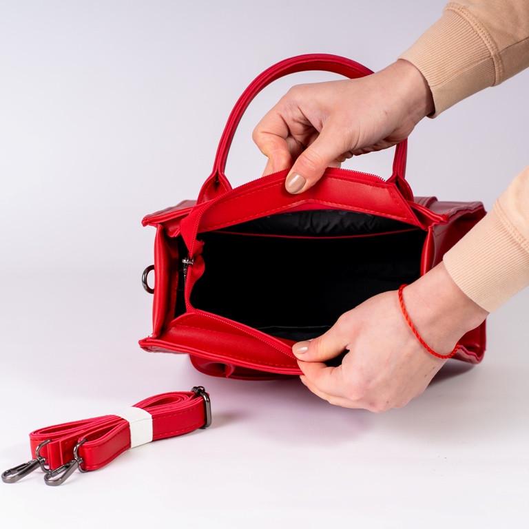 Сумка жіноча маленька класична XENIA № 05-24 Червоний - фото 2 Сумка жіноча маленька класична XENIA № 05-24 Червоний - фото 2