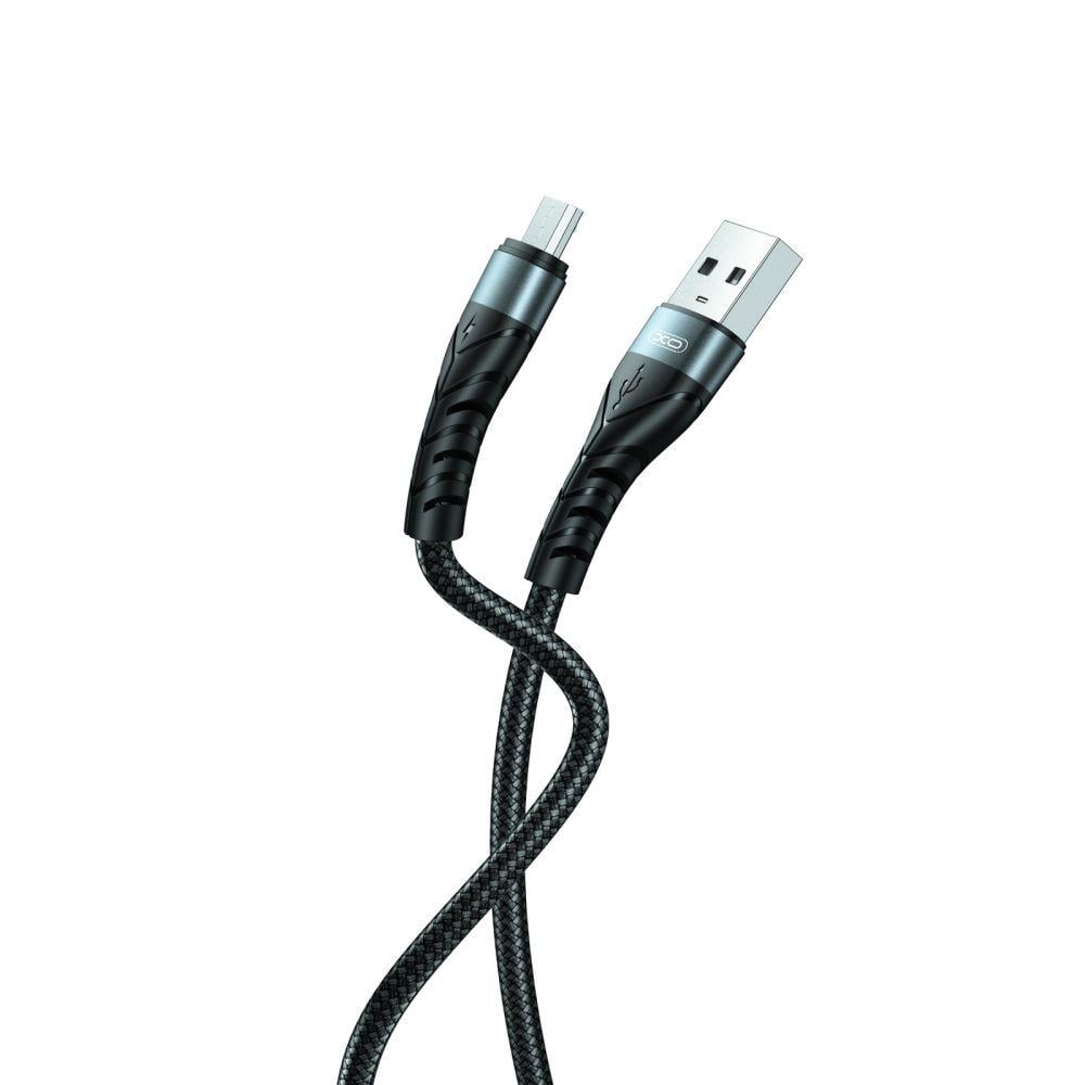 Кабель USB XO NB209 Micro 2,4A Black (1613)