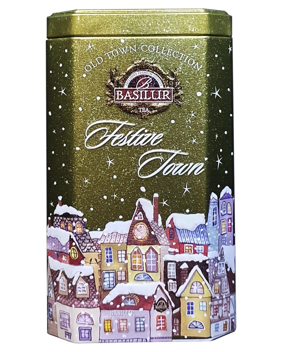 Чай черный цейлонский Basilur Праздничный городок 75 г (56410)