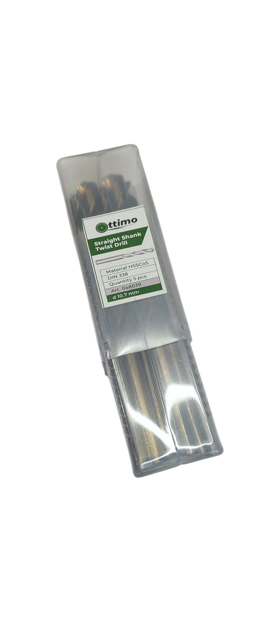 Свердло OTTIMO ц/х ф Р6М5К5 шліфоване А1 10,7 мм (048039) - фото 2 Свердло OTTIMO ц/х ф Р6М5К5 шліфоване А1 10,7 мм (048039) - фото 2