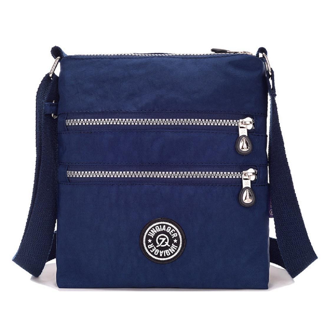 Жіноча сумка через плече Royal Bag WT-1061-1DBL на два відділи Синій (6366)