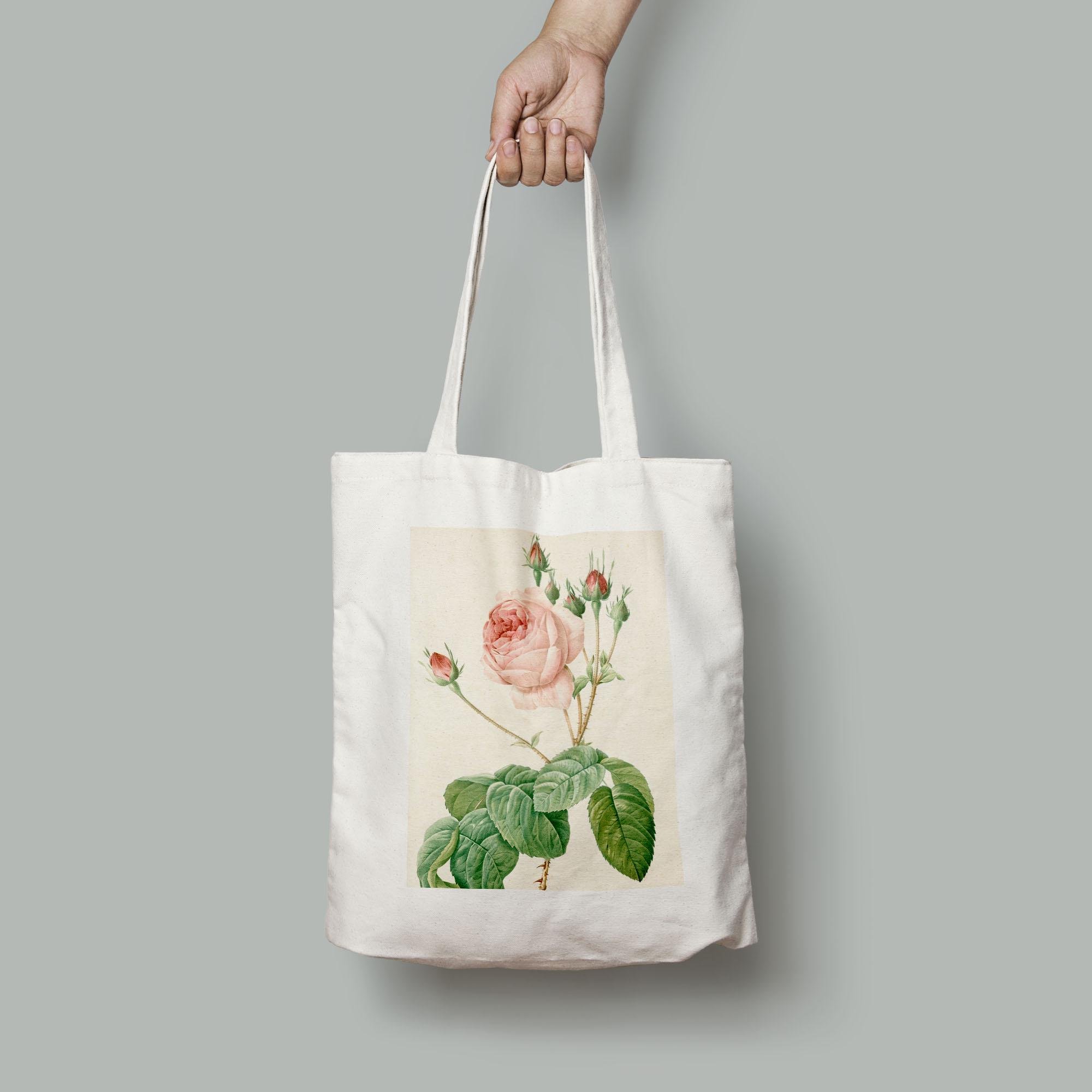 Эко-сумка Винтажный акварельные рисунок цветка шопер (Flowers1920011_Bag)
