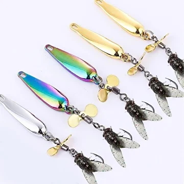 Набір блешень з мушкою 5 шт. 5,5 г (Y02279-3) - фото 7