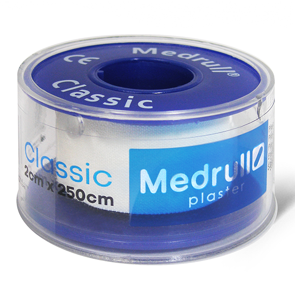 Лейкопластырь медицинский Medrull Classic в рулонах 2х250 см (4 742225000903)