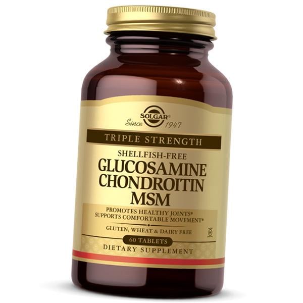 Глюкозамин хондроитин Glucosamine Chondroitin MSM 60 таблеток (03313008) - фото 1