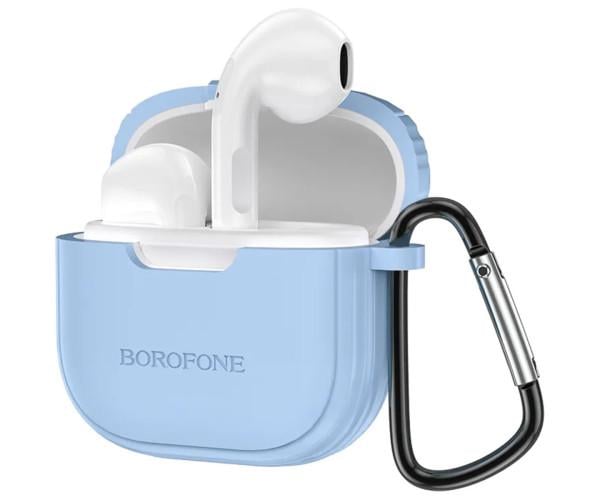 Навушники-гарнітура Borofone Bluetooth BW29 Charm true wireless BT headset 200 mAh Azure Blue