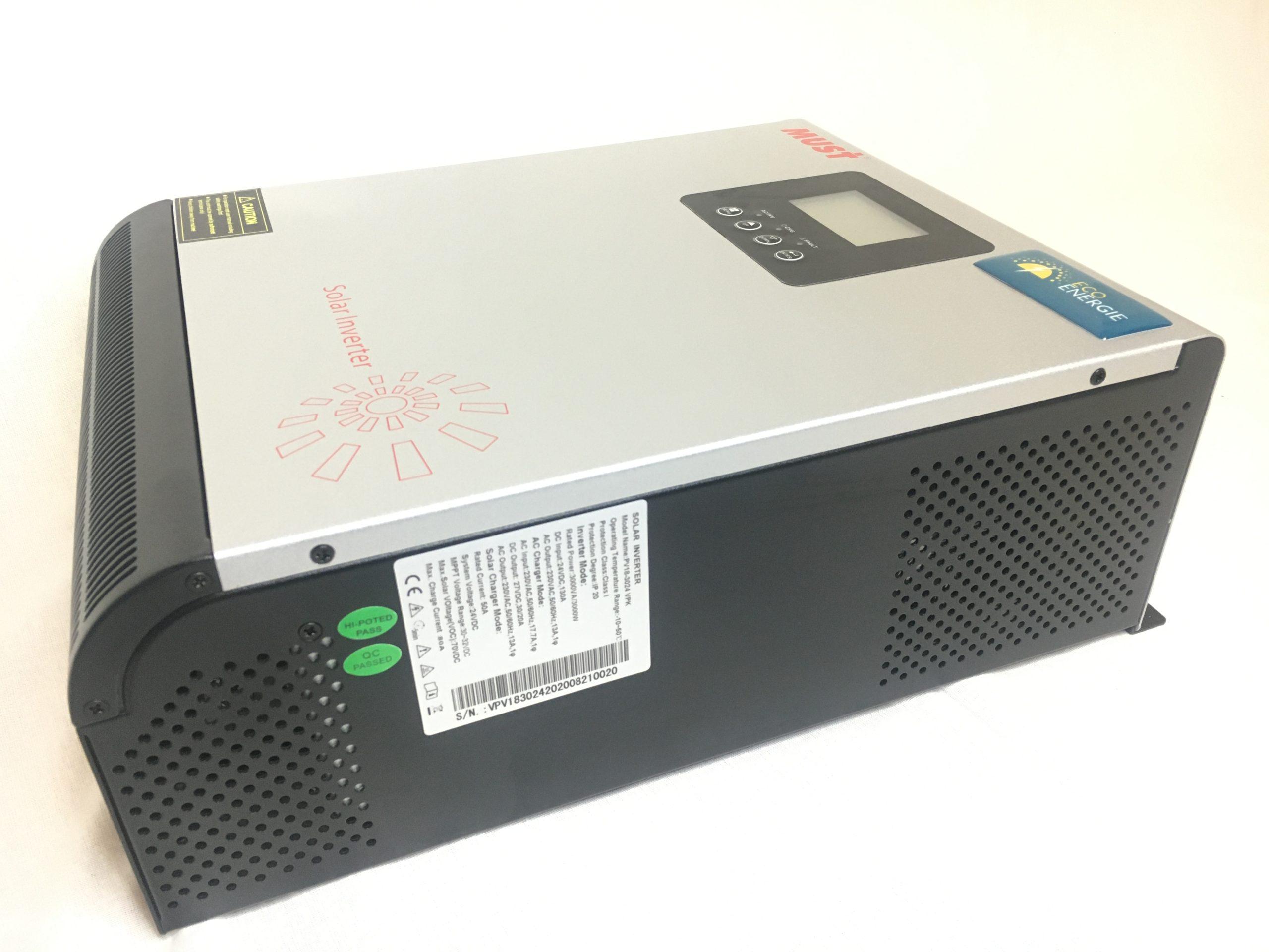 Солнечный инвертор напряжения Must Power PV18-3024 VPK 3 кВт гибридный - фото 2 Солнечный инвертор напряжения Must Power PV18-3024 VPK 3 кВт гибридный - фото 2