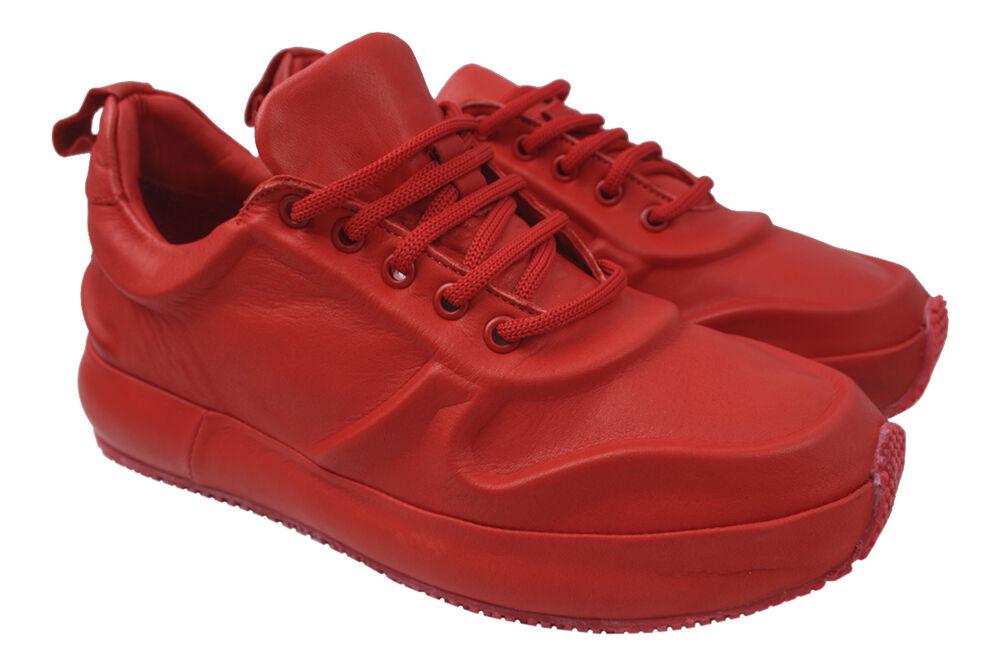 Туфли спорт женские Aquamarin из кожи р. 36 Красный (1737-20DTS)