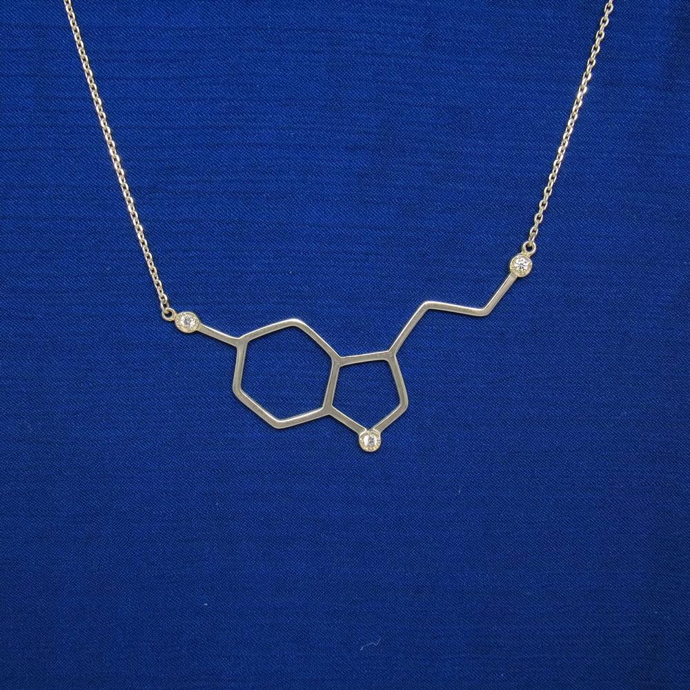 Срібне кольє Серотонін