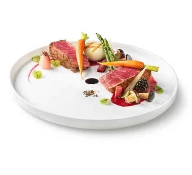 Тарелка с вертикальным бортом BormioliRocco Grangusto d 27 см стеклокерамика (410711MDF121990)