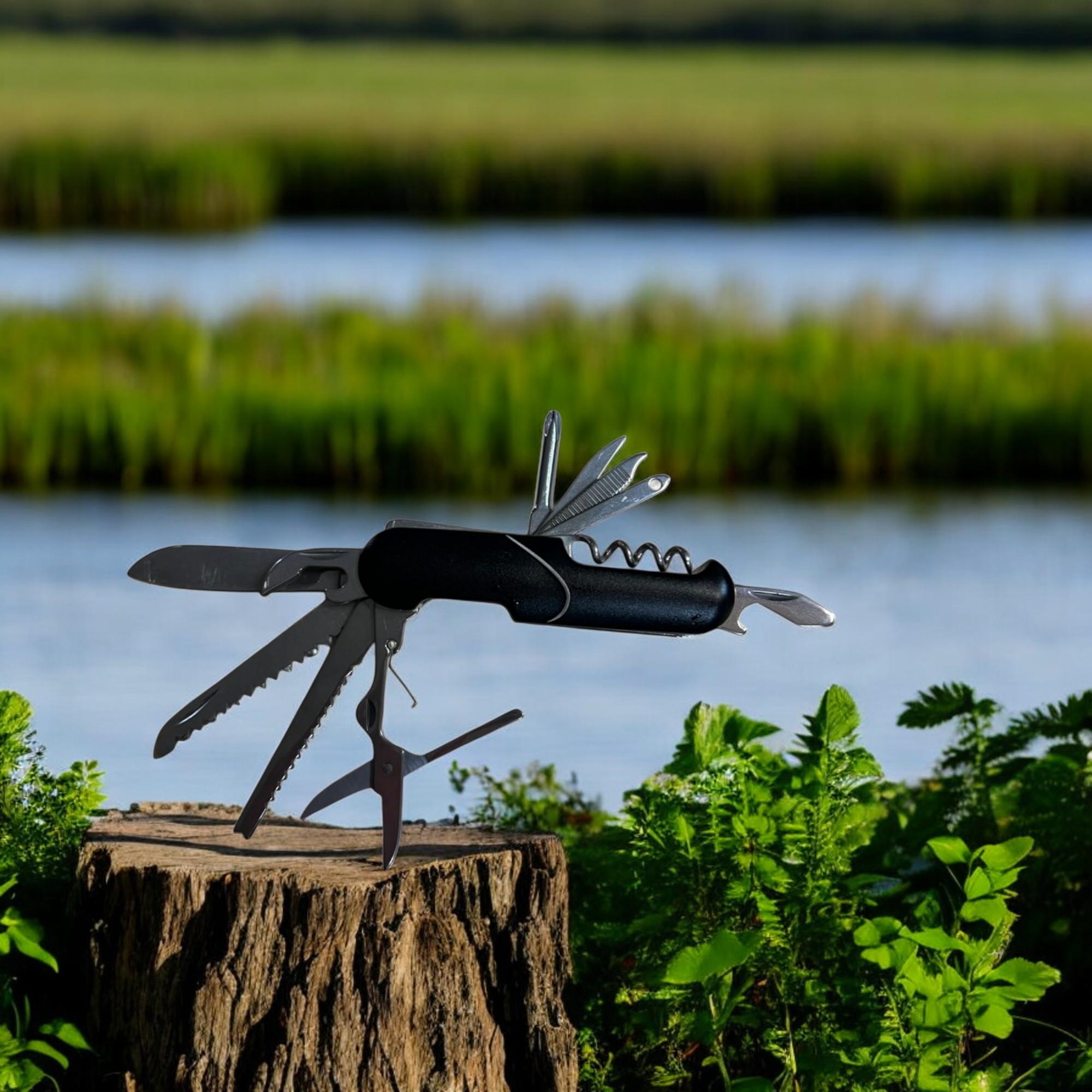 Мультифункціональний ніж ProMax 11в1 Black (25712934) - фото 3 Мультифункціональний ніж ProMax 11в1 Black (25712934) - фото 3