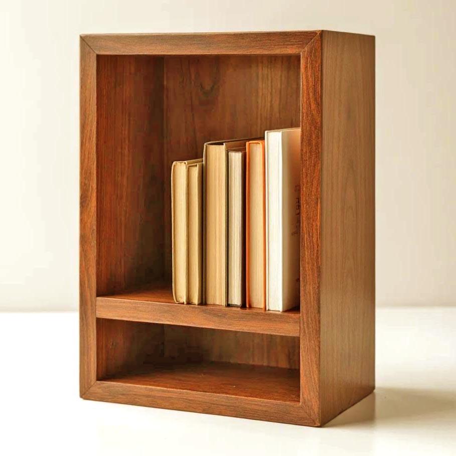 Полка книжная настольная из дерева Тепикадо Охра (КПА-041404)